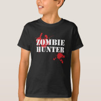 Crianças Zombie Hunter Horror Tshirt