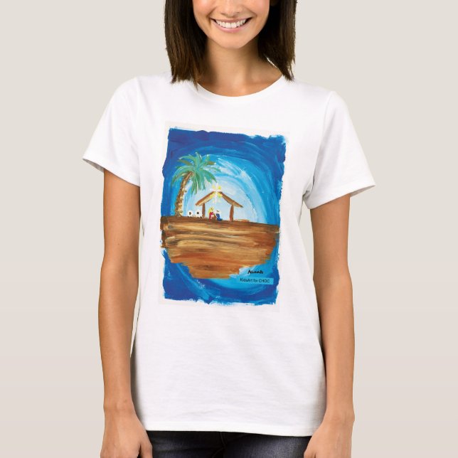 Camiseta CriançasArt para Choc - Paz na Terra  (Frente)