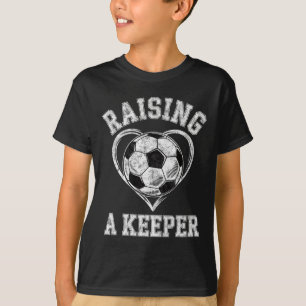 Camiseta Criando um goleiro Mãe de futebol sou a mãe do gol