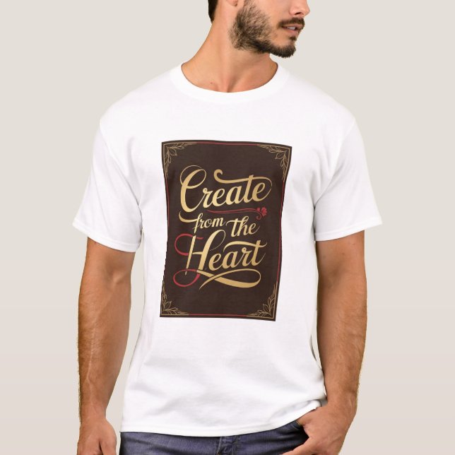 Camiseta Criar Do Coração (Frente)