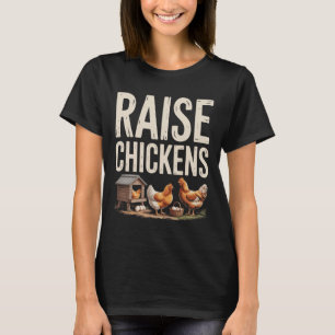 Camiseta Criar Frangos Fazenda Galinha Engraçada _2