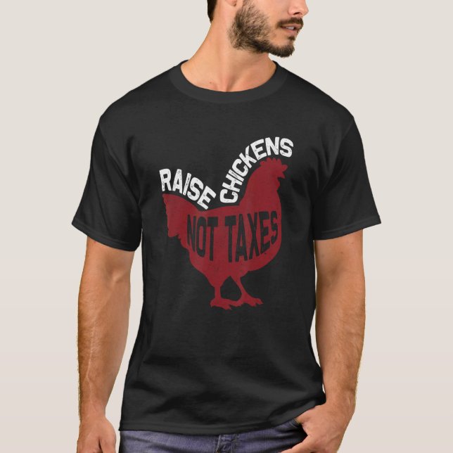 Camiseta Criar Galinhas Não Impostos (Frente)