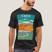 Criar Grécia Vintage Poster de viagens Retroativo 