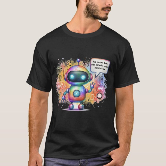 Camiseta Criar memórias de chatbot com Modelo pronto (Frente)