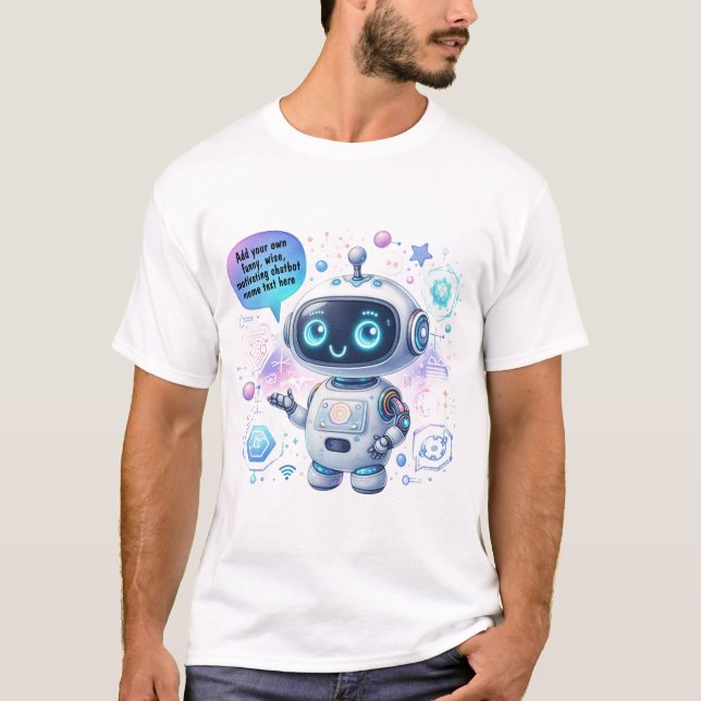 Camiseta Criar memórias de chatbot com Modelos de desenho a (Frente)
