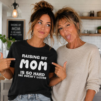 Camiseta Criar Minha Mãe É Tão Difícil Engraçado