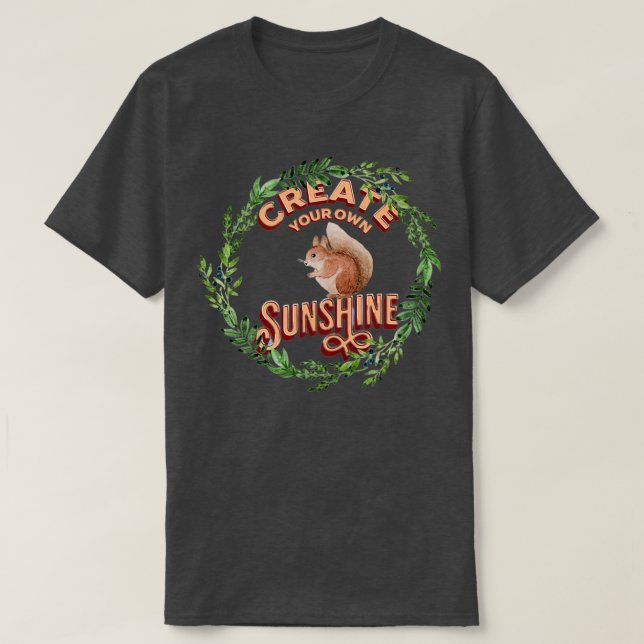 Camiseta Criar sol (Frente do Design)