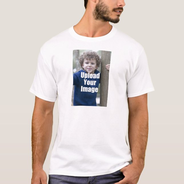 Camiseta Criar sua própria caneca personalizada da foto da (Frente)