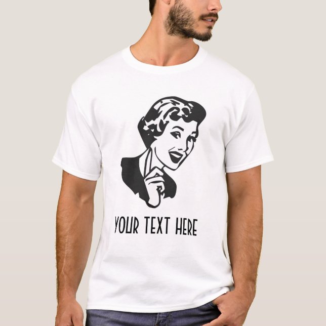 CAMISETA CRIAR SUA PRÓPRIA MAMÃ RETRO QUE SCOLDING (Frente)
