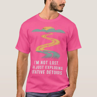 Camiseta Criative Detours Adventure Design Inspiration A