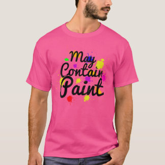 Camiseta Criative Painter Artist Pode Conter Paint Sketchin