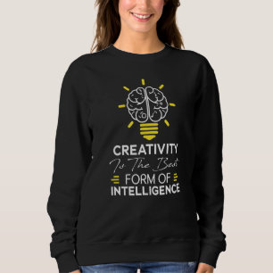 Camiseta Criatividade É A Melhor Forma De Inteligência 2