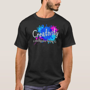 Camiseta Criatividade: inteligência divertindo-se Handyman