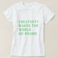 Criatividade - Slogan Cita Tipografia Verde