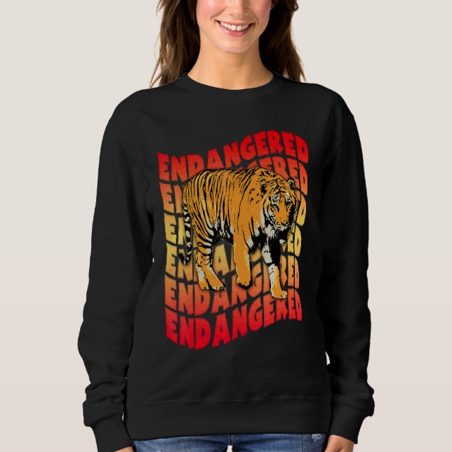 CAMISETA CRIATURA AMEAÇADA TIGRE (Frente)