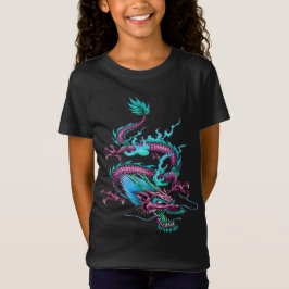 Camiseta Criatura Chinesa Nuvem Dragão Fazedor de Chuva Mít