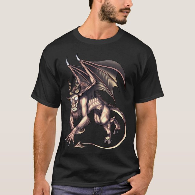 Camiseta Criatura Críptida Diabo de Jersey (Frente)