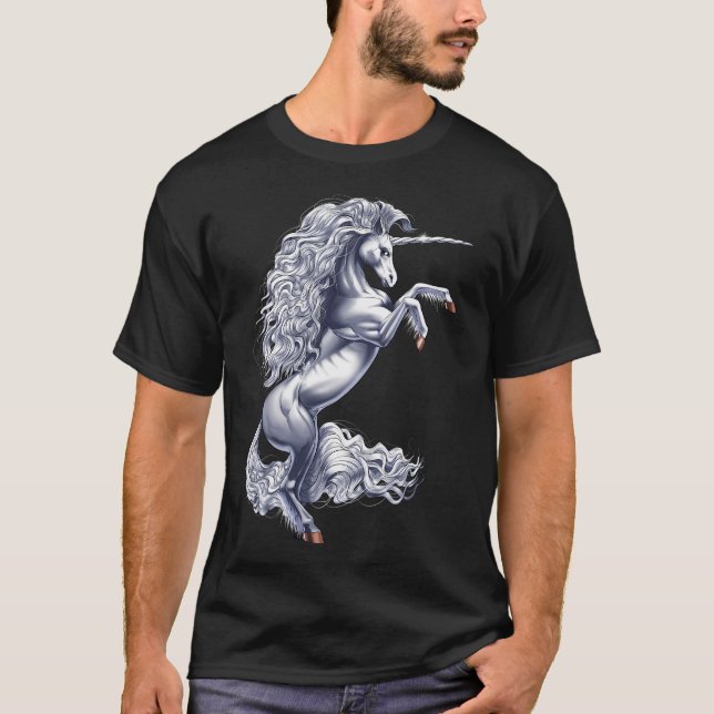 Camiseta Criatura Críptida Unicórnio (Frente)