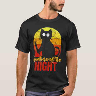 Camiseta Criatura Da Noite Gato Sangrento Gory Halloween