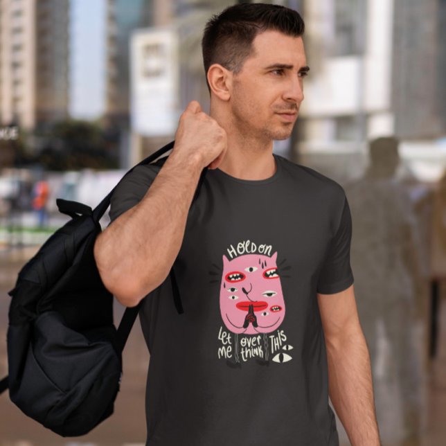 Camiseta Criatura de Abstrato de Positividade (Criador carregado)