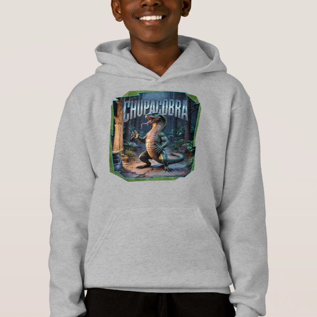 Camiseta Criatura de Combo Fotográfico Chupacobra Engraçada (Frente)
