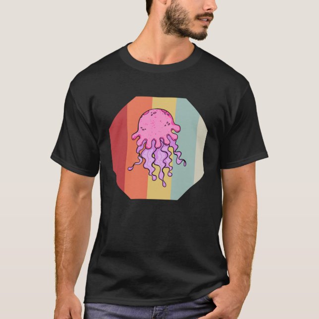 Camiseta Criatura de Ephyra, Plankton Plankton e Jellyfish (Frente)