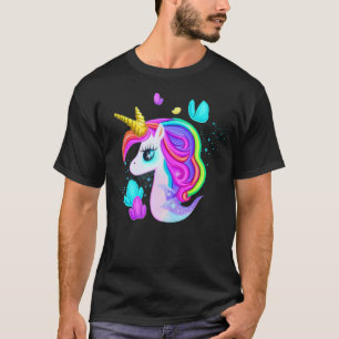 Camiseta Criatura de Fantasia Mágica Sereia Unicorn Mix Cut