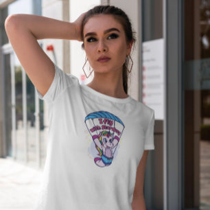 Camiseta Criatura de Unicórnio Parapente