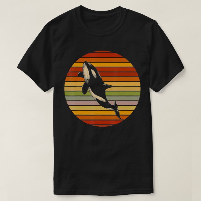 Camiseta Criatura Do Mar Presente Orca (Frente do Design)