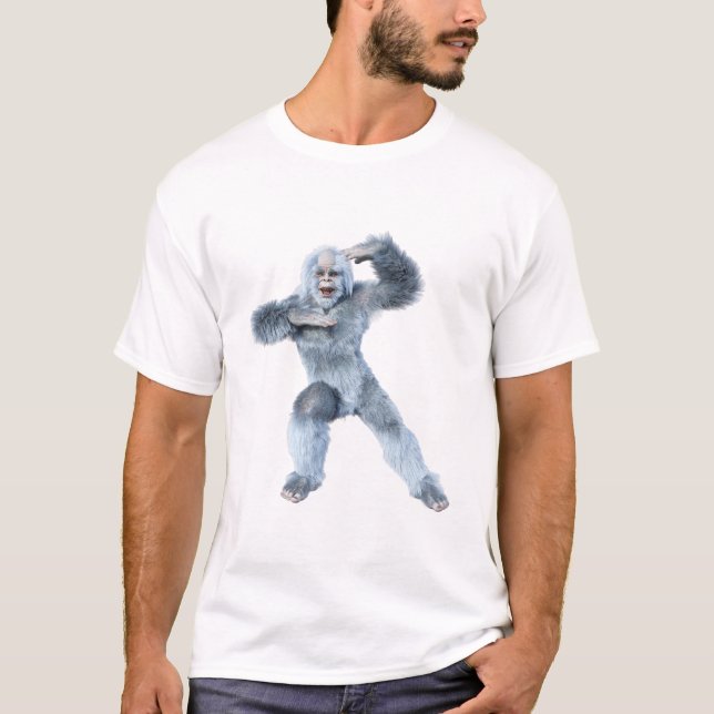 Camiseta Criatura Fantástica Yeti (Frente)
