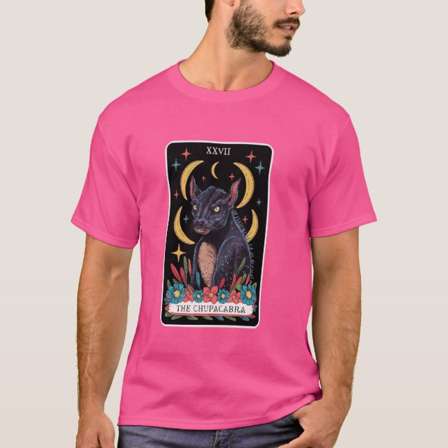 Camiseta Criatura Lendária Chupacabra Criptografia Mítica D (Frente)