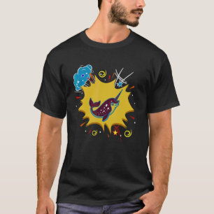 Camiseta Criatura marítima Oceano Mamíferos Baleia Animal N