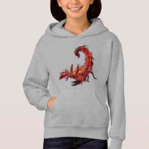 Camiseta Criatura Mítica Escorpião Flamejante Arte Fantasia