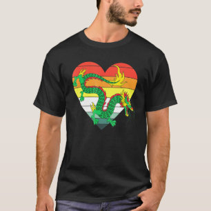 Camiseta Criatura Mítica Retro-Coração - Cultura Asiática C