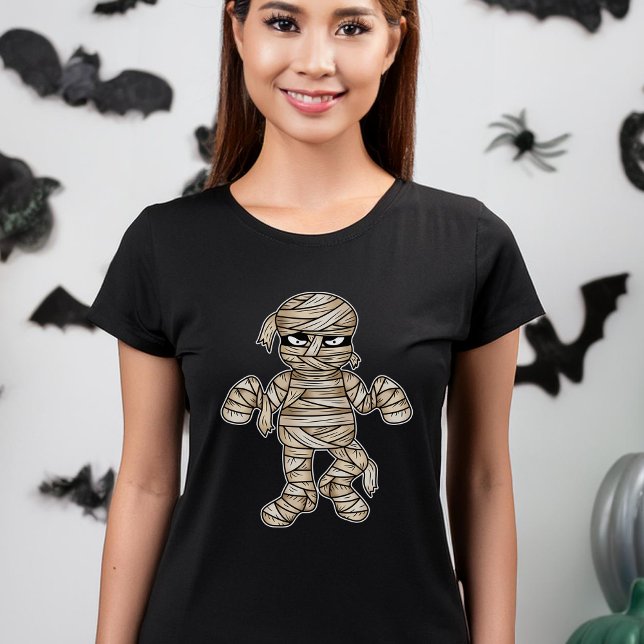 Camiseta Criatura mumificada Mummy Monster Halloween (Please note: This image is a digital mockup.)