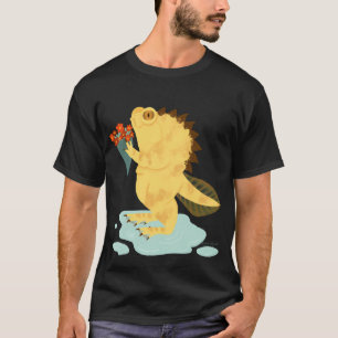 Camiseta criatura romântica do pântano