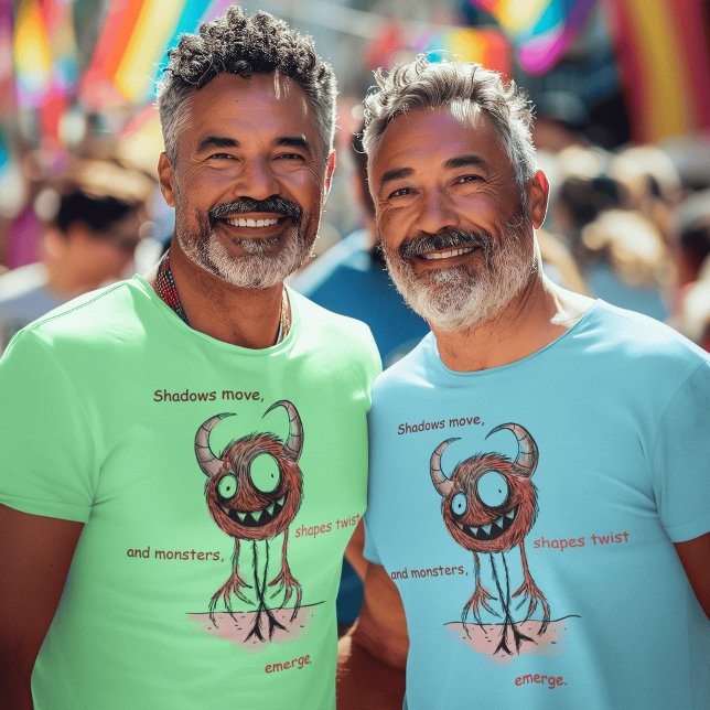 Camiseta Criatura Spooky Inspirada Por Filmes De Monstros C (Criador carregado)