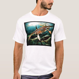 Camiseta Criatura subaquática pré-histórica do mar - Loc