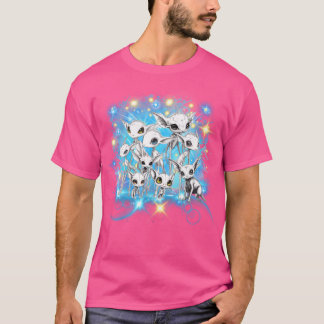 Camiseta Criaturas de alienígena de outro planeta de galáxi