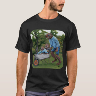 Camiseta Criaturas de Fantasia Ação de Graças Arte de Fanta