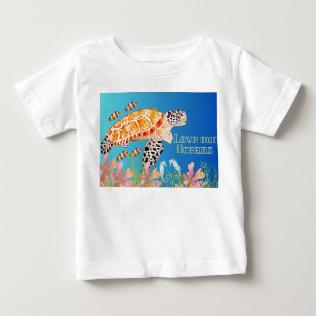 Camiseta Criaturas do mar (Frente)