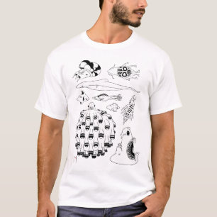 Camiseta Criaturas do mar