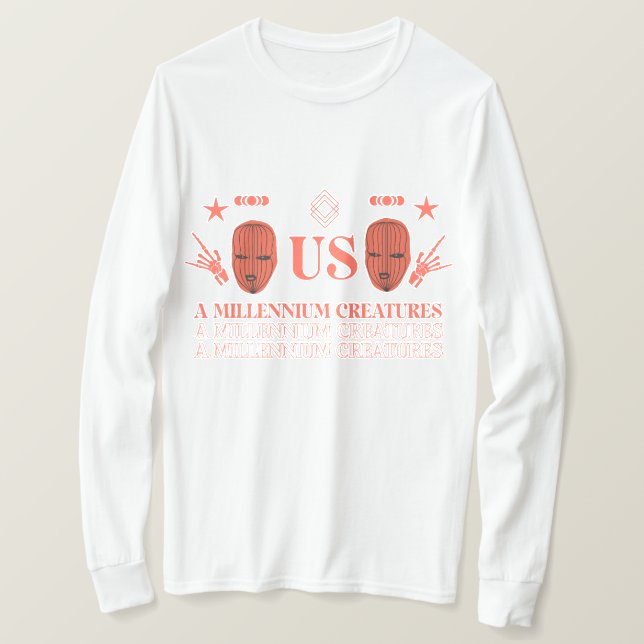 Camiseta Criaturas do Milênio (Frente do Design)