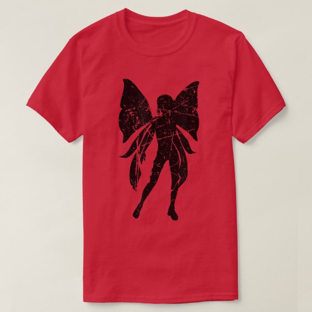 Camiseta Criaturas mágicas de Fairycore Ícone de Fada Afast (Frente do Design)