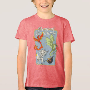 Camiseta Criaturas Mágicas Gráfica Vintage