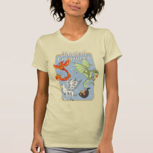 Camiseta Criaturas Mágicas Gráfico Vintage