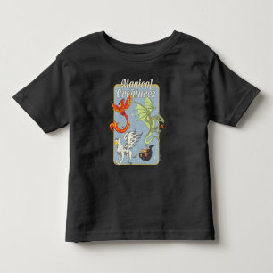 Camiseta Criaturas Mágicas Gráficos Vintage