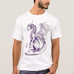 Camiseta Criaturas Mitológicas & Esboços de Dragões