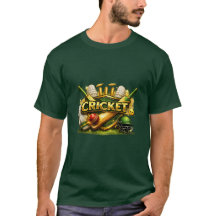 Cricket Bastão Bola Escudo Gráfico Esportes Amante
