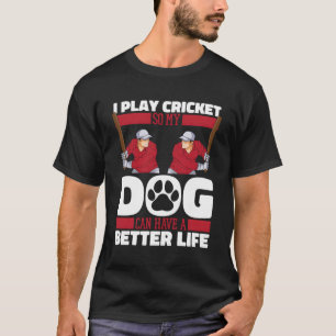 Camiseta Cricket Bats Umpire Cricketing Bowler Cricketer